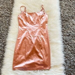 Light pink mini dress